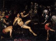 VALENTIN DE BOULOGNE Martyrdom of St Lawrence oil on canvas